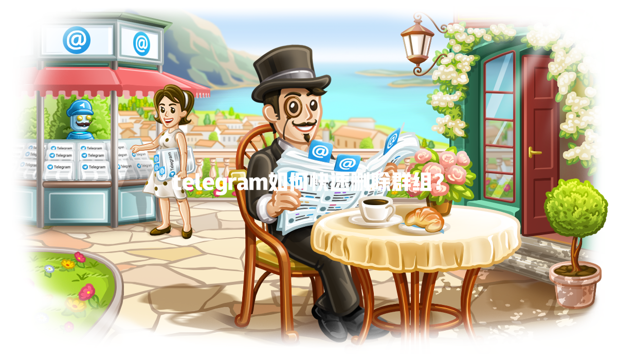 telegram如何快速删除群组? 一