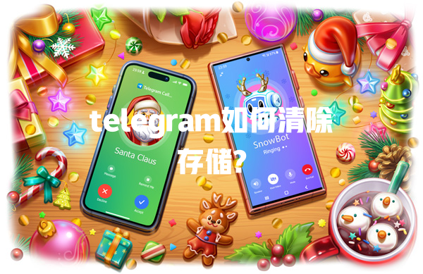 telegram如何清除存储? 一