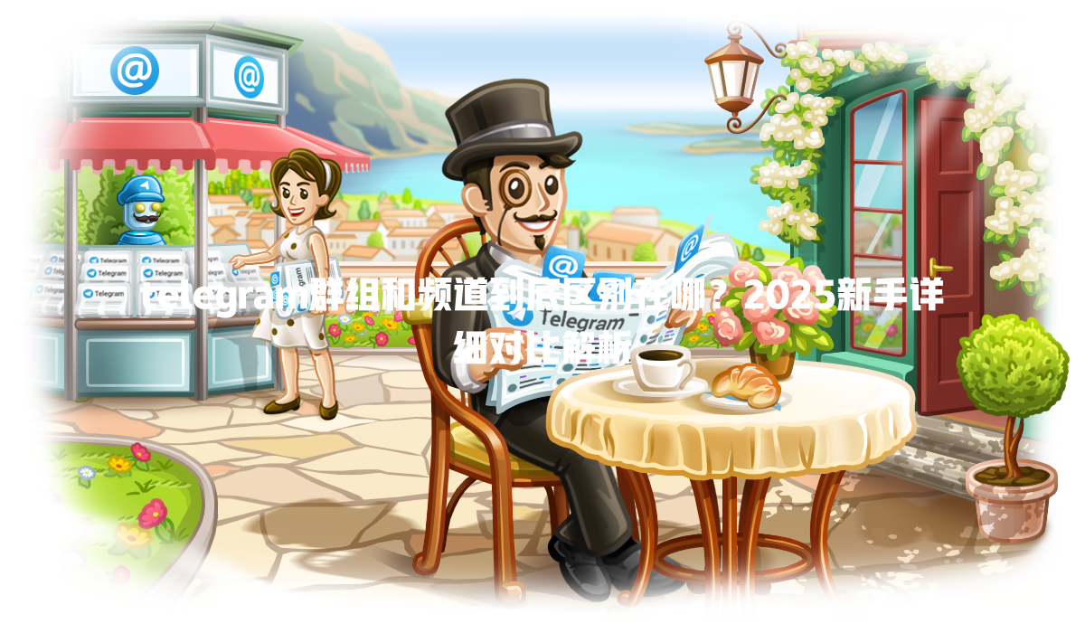 telegram群组和频道到底区别在哪?2025新手详细对比解析 一