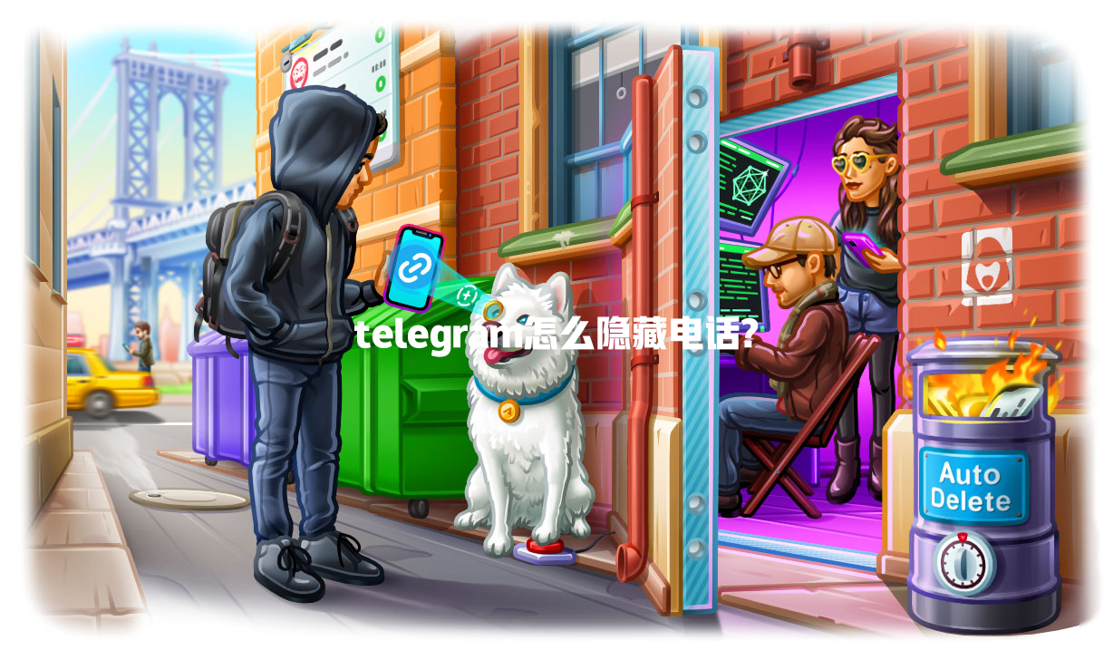 telegram怎么隐藏电话? 一
